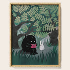 Another Quiet Spot (in Green) Serving Tray Gallery Image 1