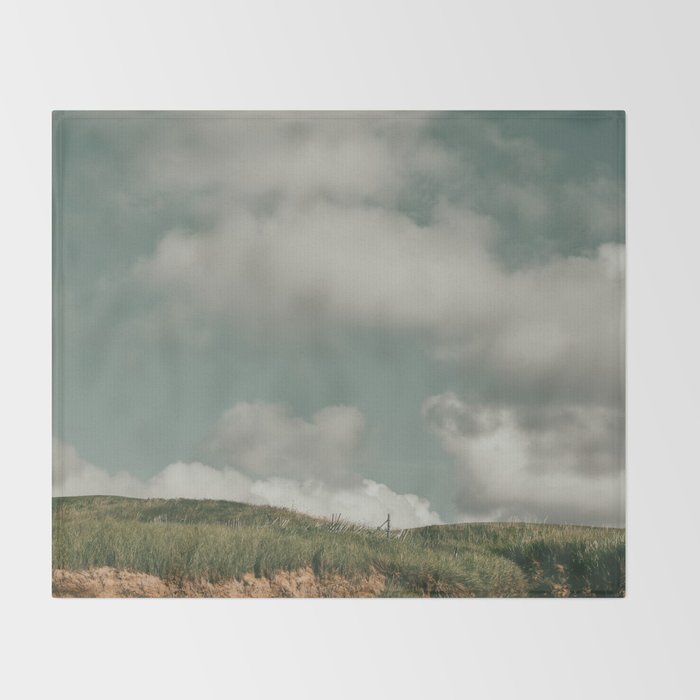 Summer Clouds Throw Blanket Gallery Image 2