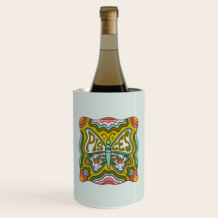 Pisces Butterfly Wine Chiller Gallery Image 1