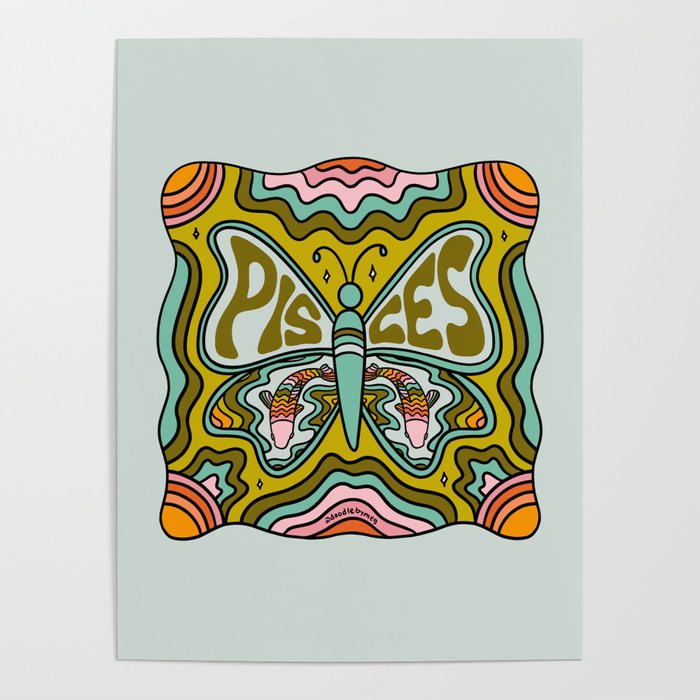Pisces Butterfly Poster Gallery Image 4