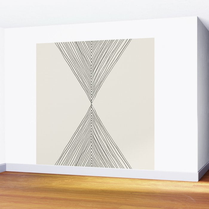 Minimalist Boho Triangles Wall Mural Gallery Image 2