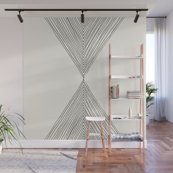 Minimalist Boho Triangles Wall Mural Gallery Image 1
