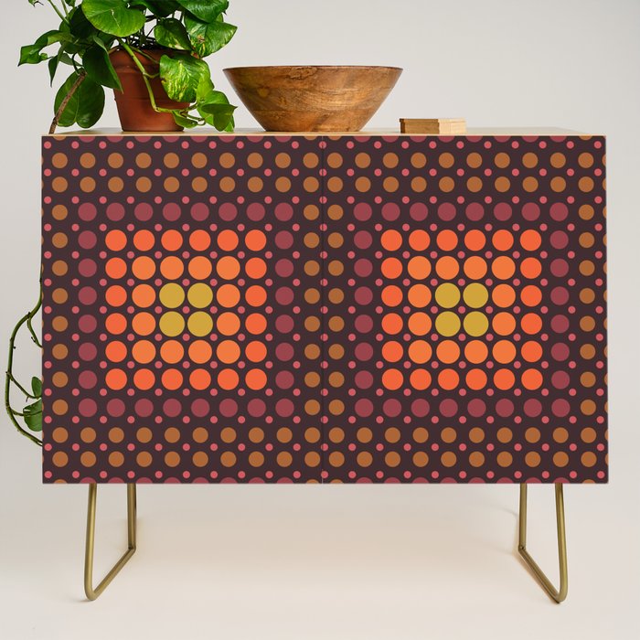 Dotted Retro Gradient - Hazel Credenza Gallery Image 1