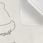 Love Yourself Bear Wall Tapestry Gallery Image 3