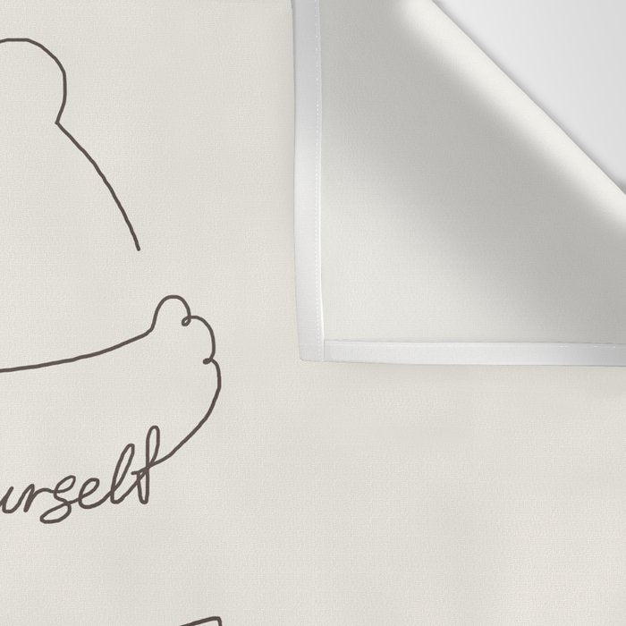 Love Yourself Bear Wall Tapestry Gallery Image 3