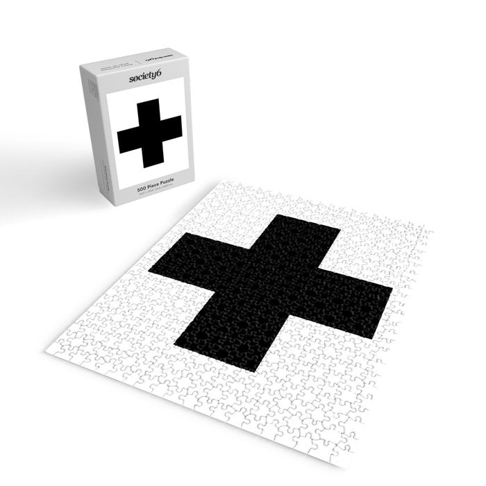 Black Swiss Cross  Jigsaw Puzzle Gallery Image 2