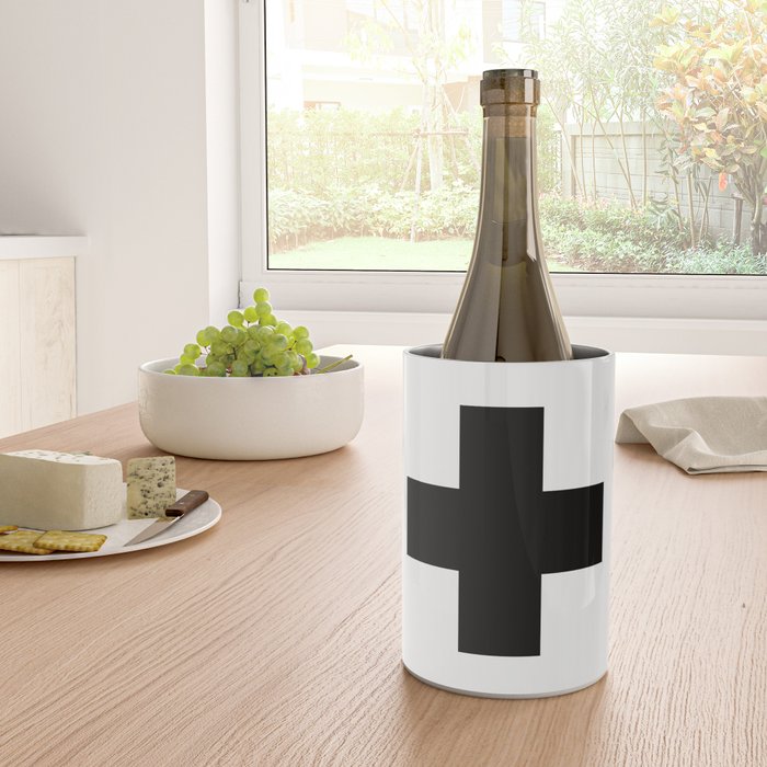 Black Swiss Cross  Wine Chiller Gallery Image 4