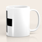 Black Swiss Cross  Coffee Mug Gallery Image 1