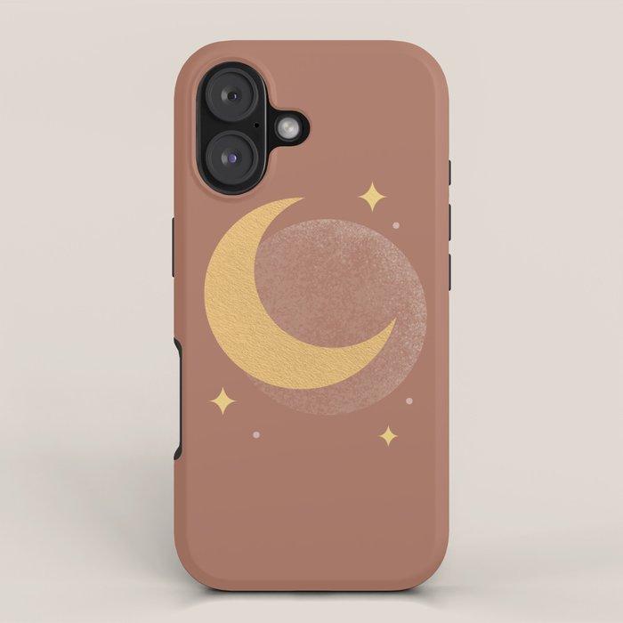 Moon Sparkle Gold - Celestial iPhone Case Gallery Image 1