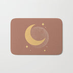 Moon Sparkle Gold - Celestial Bath Mat Gallery Image 1