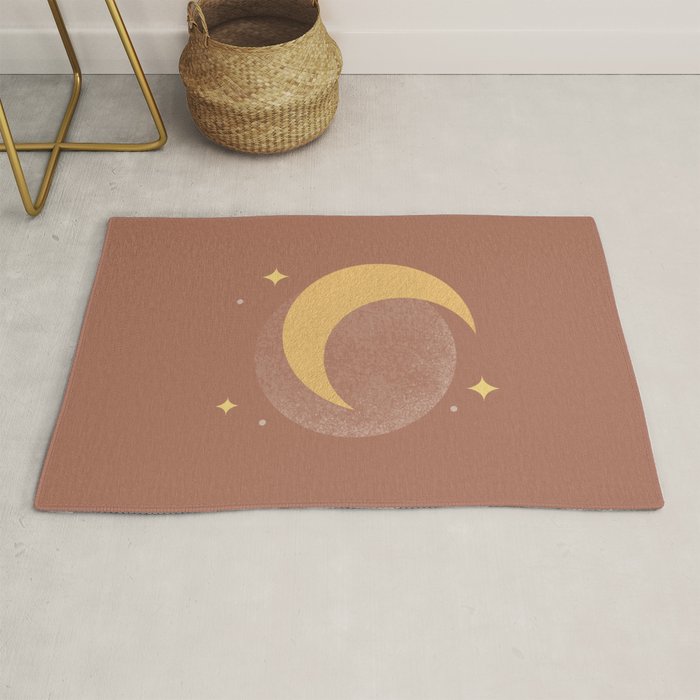 Moon Sparkle Gold - Celestial Rug Gallery Image 1