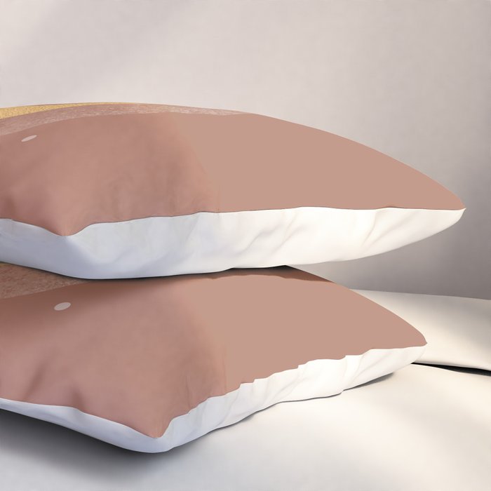 Moon Sparkle Gold - Celestial Pillow Sham Gallery Image 3
