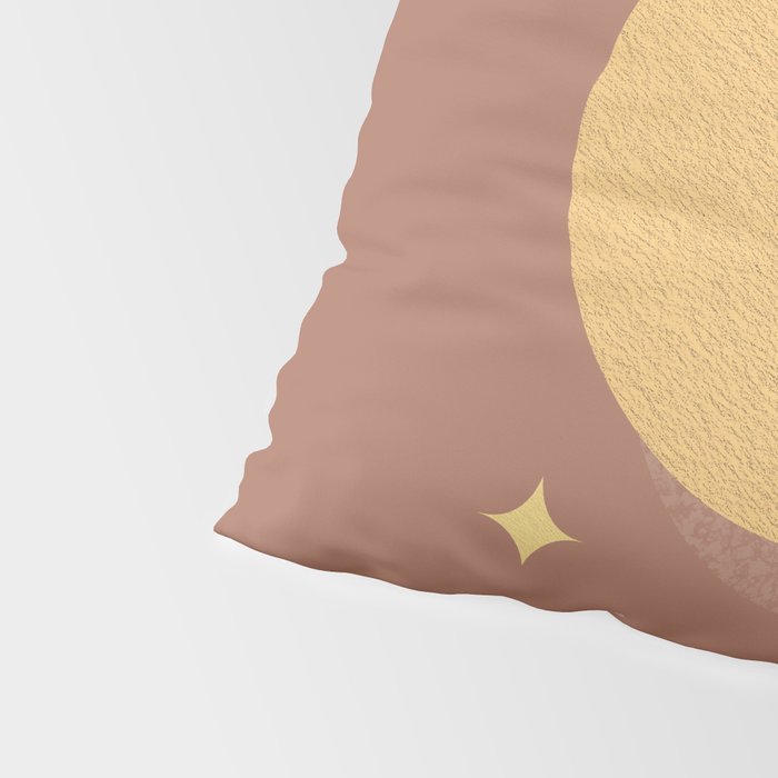 Moon Sparkle Gold - Celestial Pillow Sham Gallery Image 4