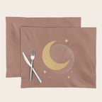 Moon Sparkle Gold - Celestial Placemat Gallery Image 1