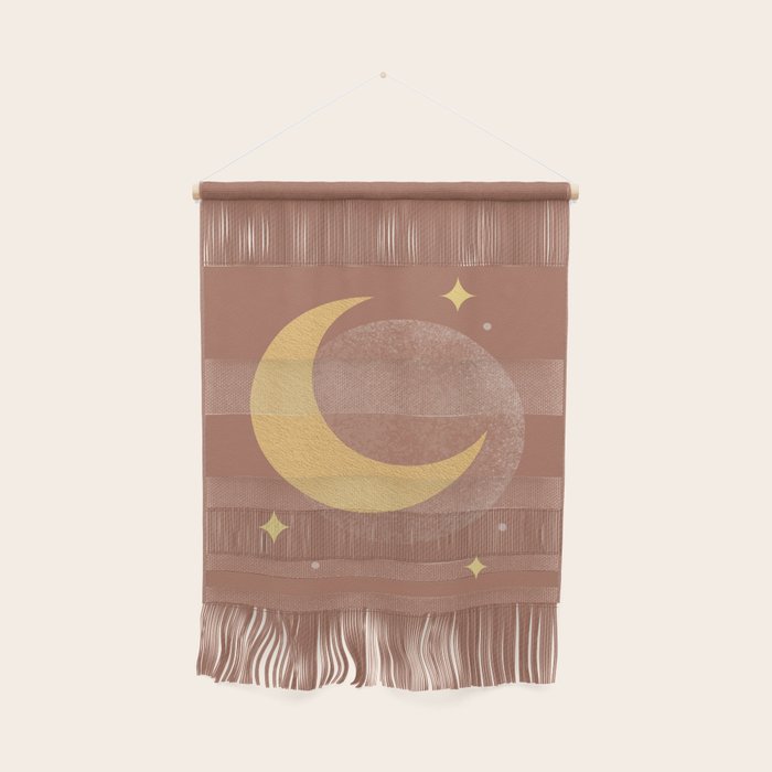 Moon Sparkle Gold - Celestial Wall Hanging Gallery Image 1