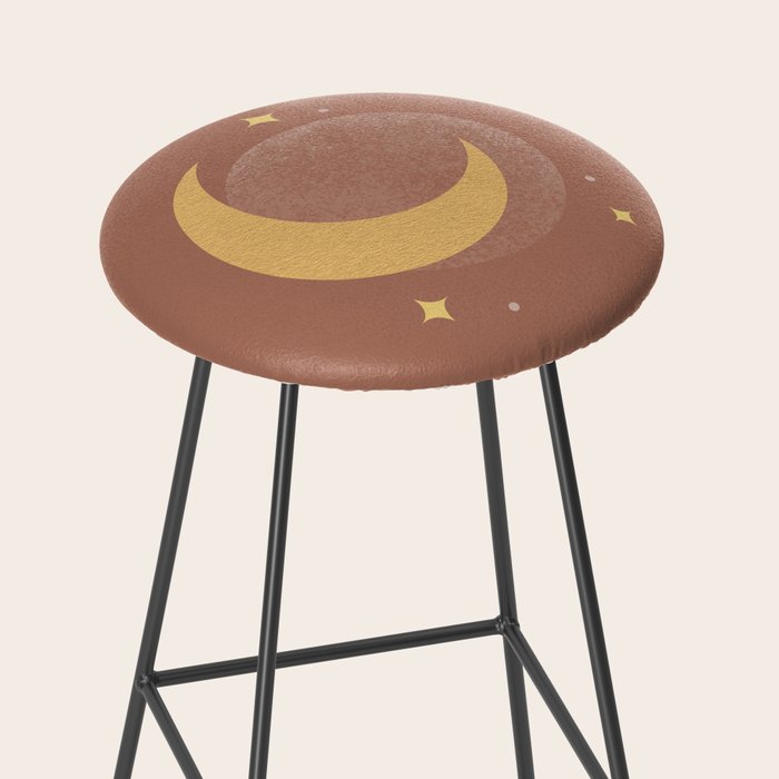 Moon Sparkle Gold - Celestial Stool Gallery Image 2
