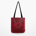 Scarlet Elegance: Oriental Moroccan & Ottoman Artistry Tote Bag Gallery Image 2