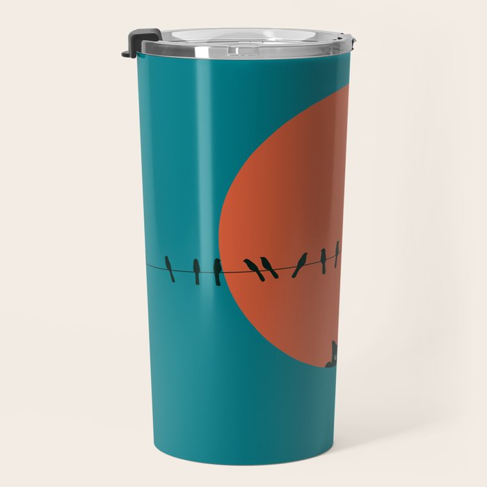 Cat Landscape 186 Travel Mug Gallery Image 3