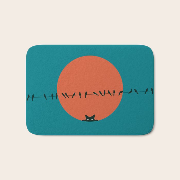 Cat Landscape 186 Bath Mat Gallery Image 1
