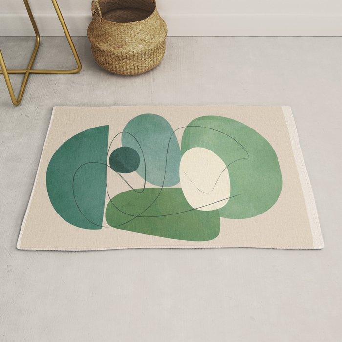 Floating Abstraction 7 Rug Gallery Image 1
