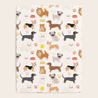 Cute Dog Pattern Poster Gallery Image 4