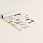 Cute Dog Pattern Yoga Mat Gallery Image 2