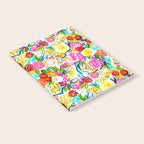 Neon Summer Floral (Smaller Print size) Notebook Gallery Image 2