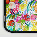 Neon Summer Floral (Smaller Print size) Laptop Sleeve Gallery Image 3