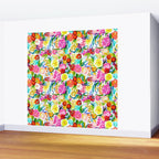 Neon Summer Floral (Smaller Print size) Wall Mural Gallery Image 2