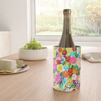 Neon Summer Floral (Smaller Print size) Wine Chiller Gallery Image 4