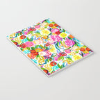 Neon Summer Floral (Smaller Print size) Notebook Gallery Image 3
