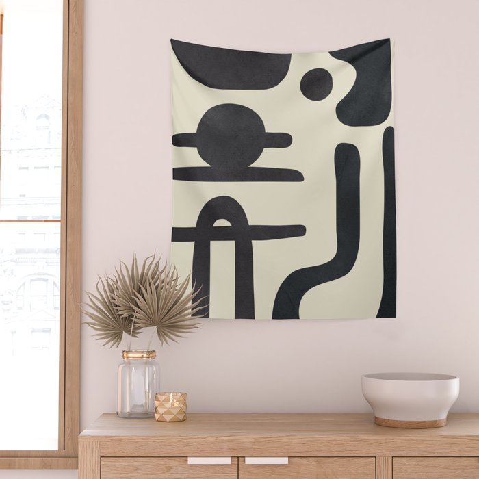 Abstract Colorful Setting 9 Wall Tapestry Gallery Image 2