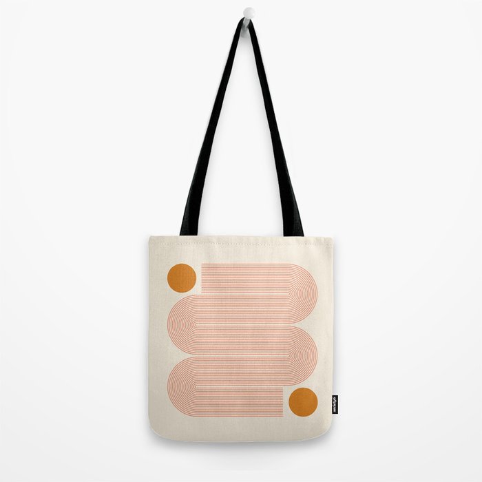 Abstraction_SUN_LINE_ART_Minimalism_002 Tote Bag Gallery Image 2