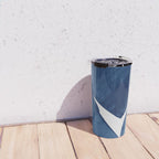 Modern Painting Blue II, Blue Abstract Travel Mug Gallery Image 4