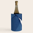 Modern Painting Blue II, Blue Abstract Wine Chiller Gallery Image 2