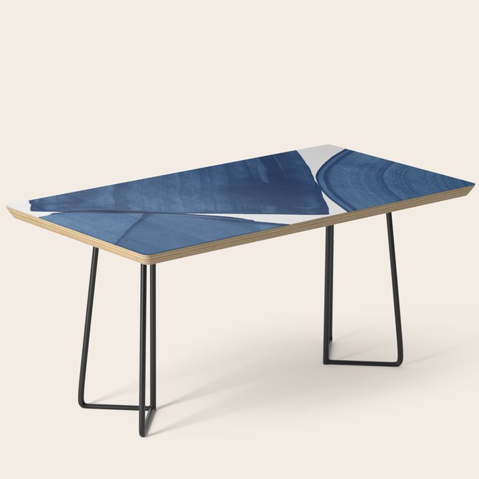 Modern Painting Blue II, Blue Abstract Coffee Table Gallery Image 1