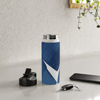 Modern Painting Blue II, Blue Abstract Water Bottle Gallery Image 4