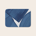 Modern Painting Blue II, Blue Abstract Bath Mat Gallery Image 1