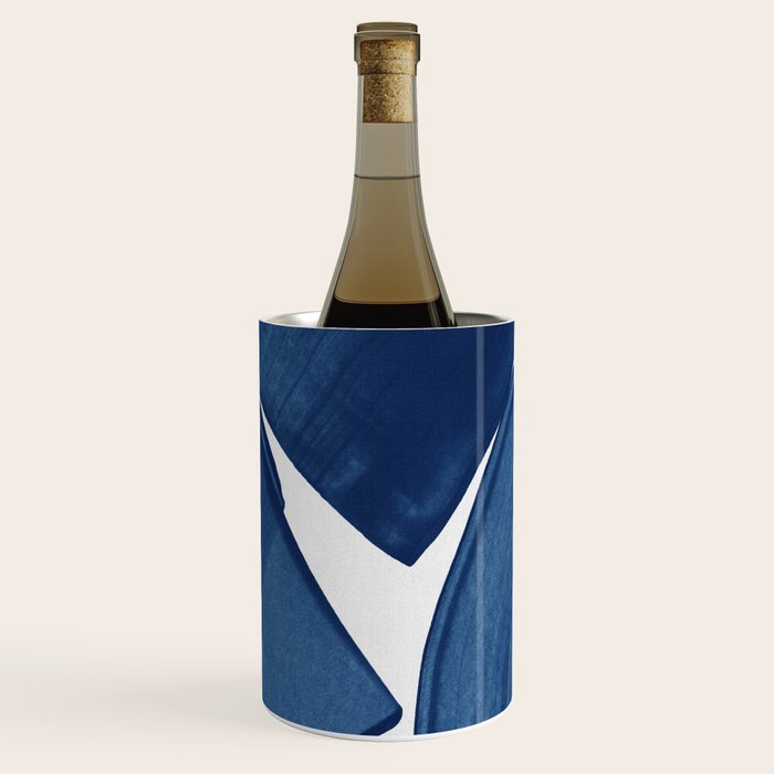 Modern Painting Blue II, Blue Abstract Wine Chiller Gallery Image 1