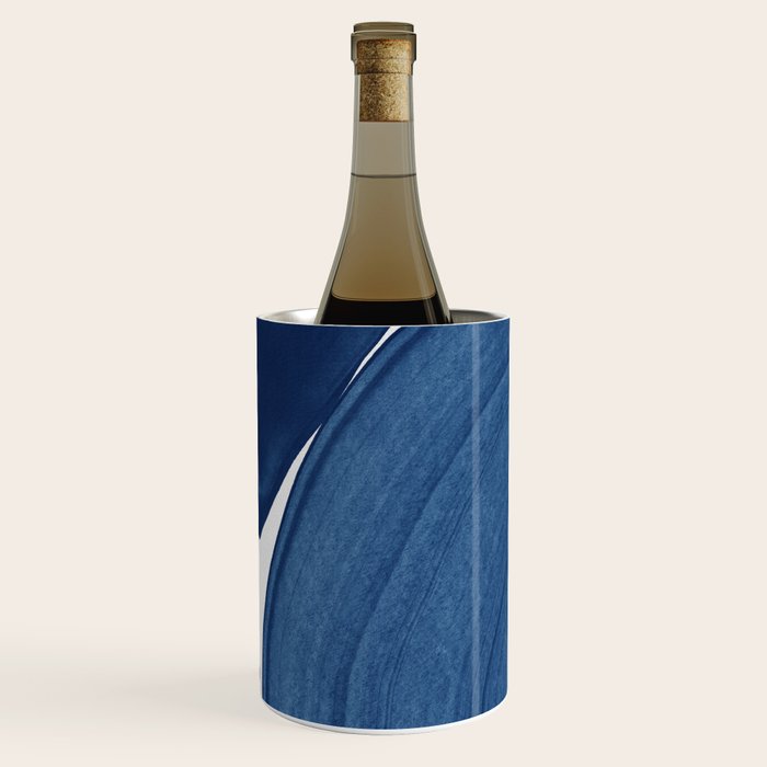 Modern Painting Blue II, Blue Abstract Wine Chiller Gallery Image 3
