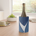 Modern Painting Blue II, Blue Abstract Wine Chiller Gallery Image 4
