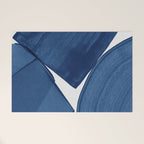 Modern Painting Blue II, Blue Abstract Welcome Mat Gallery Image 1