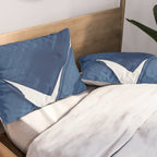 Modern Painting Blue II, Blue Abstract Pillow Sham Gallery Image 2