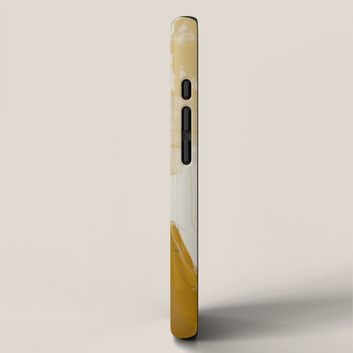 Modern Abstract Woman in Yellow Dress iPhone Case Gallery Image 2