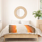 Retro Golden Rainbow - Straight Duvet Cover Gallery Image 3