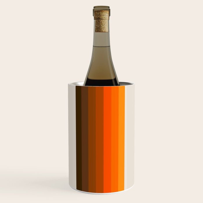 Retro Golden Rainbow - Straight Wine Chiller Gallery Image 2