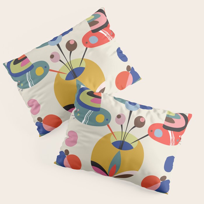 Hummingbirds & Flowers Pillow Sham Gallery Image 3