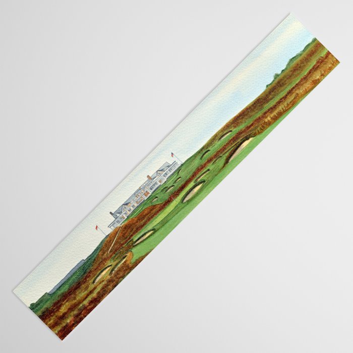 Shinnecock Hills Golf Course With Clubhouse Table Runner Gallery Image 3