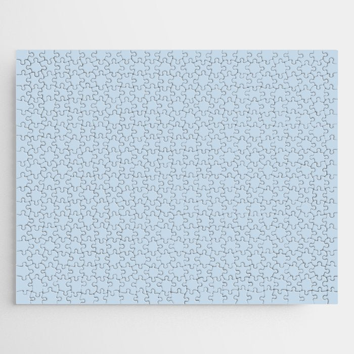 Baby Blue Solid Color Jigsaw Puzzle Gallery Image 1