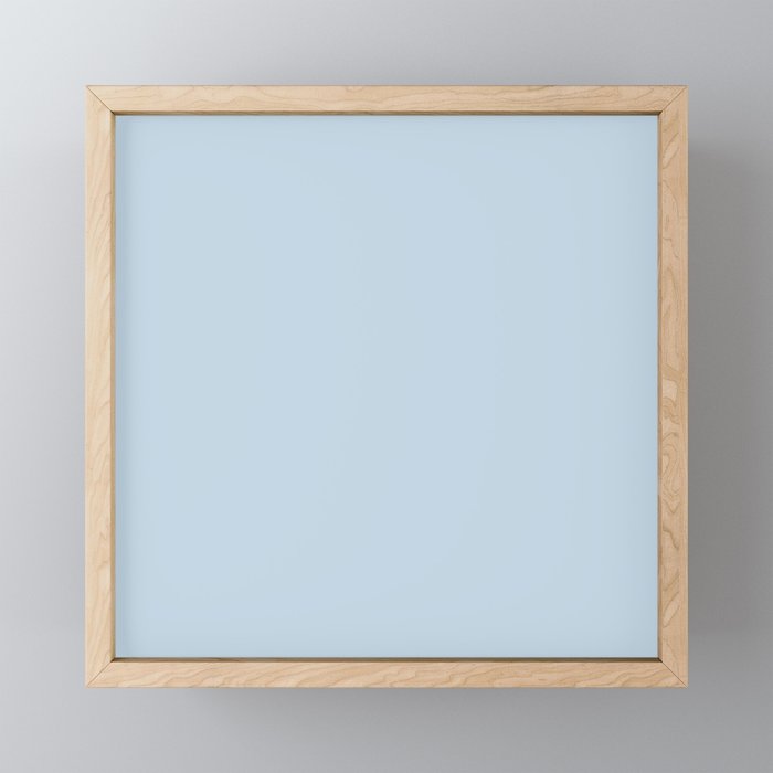 Baby Blue Solid Color Mini Art Print Gallery Image 1